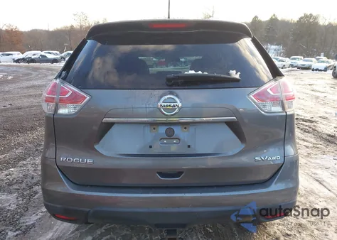 2015 Nissan Rogue Sv z USA, uszkodzony, nr VIN KNMAT2MV2FP535876